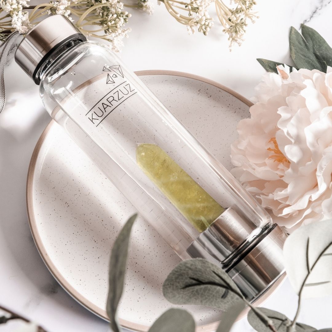 Botellas con cristales