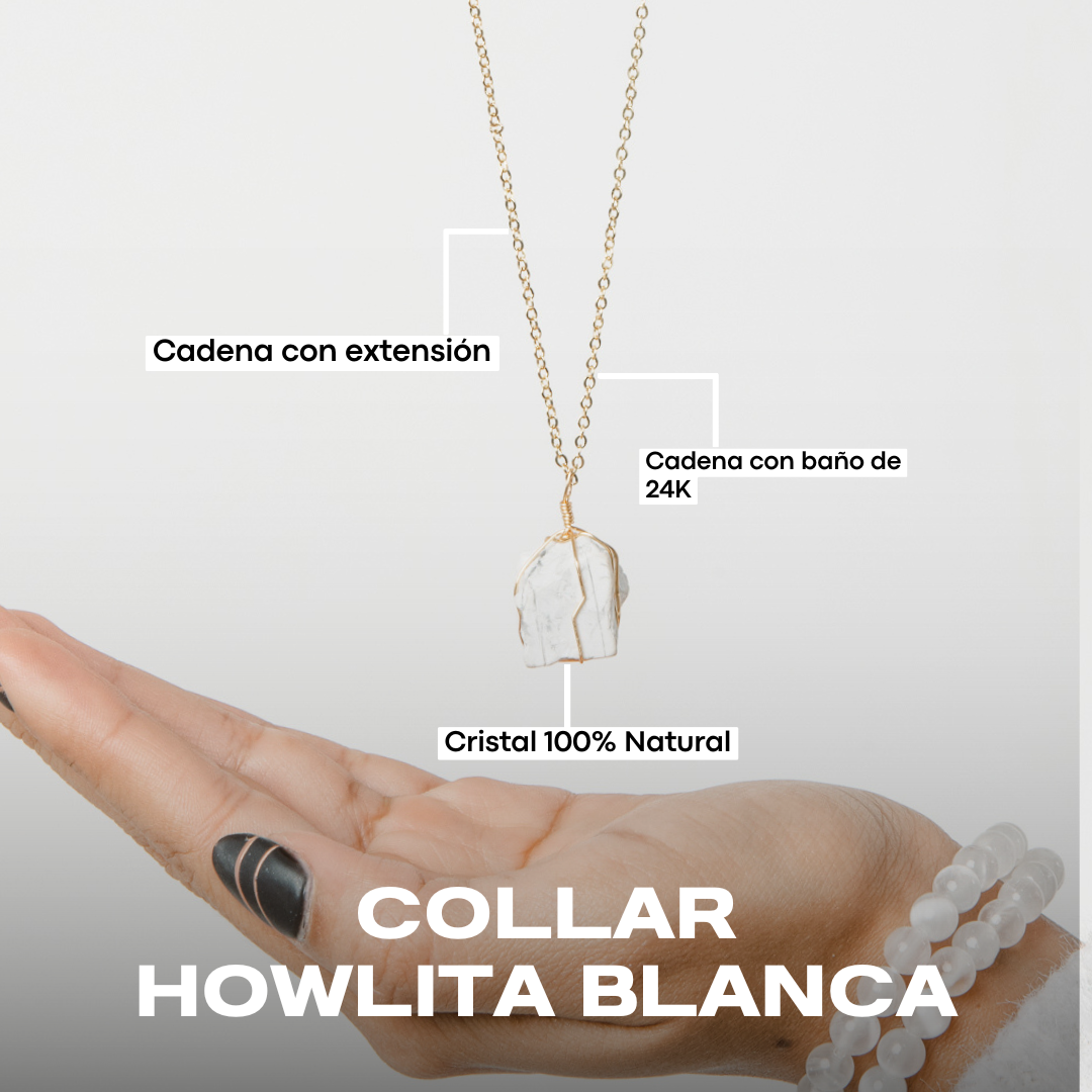 Collar Howlita Blanca