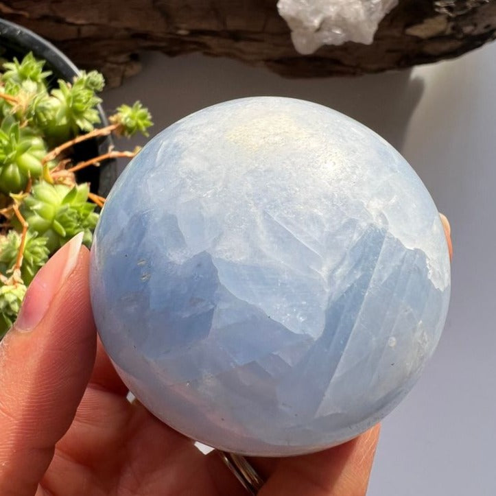 Esfera Calcita Azul