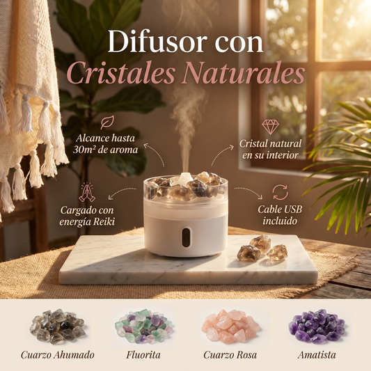Difusor con Cuarzos Naturales