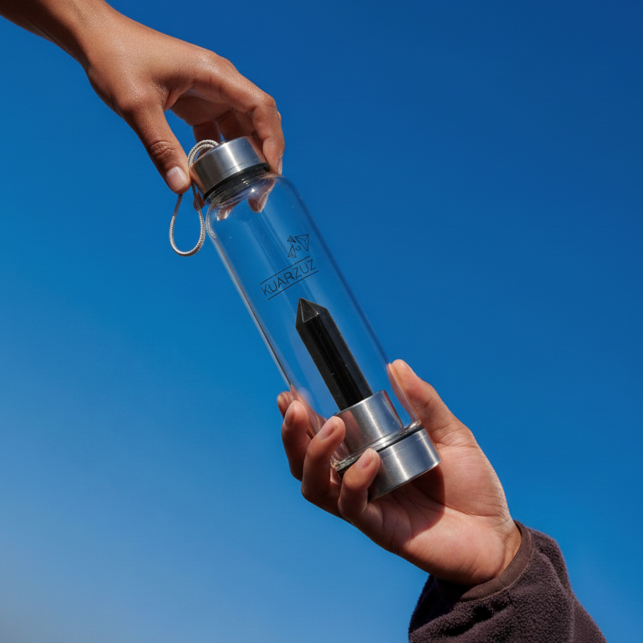 Botellas con cristales