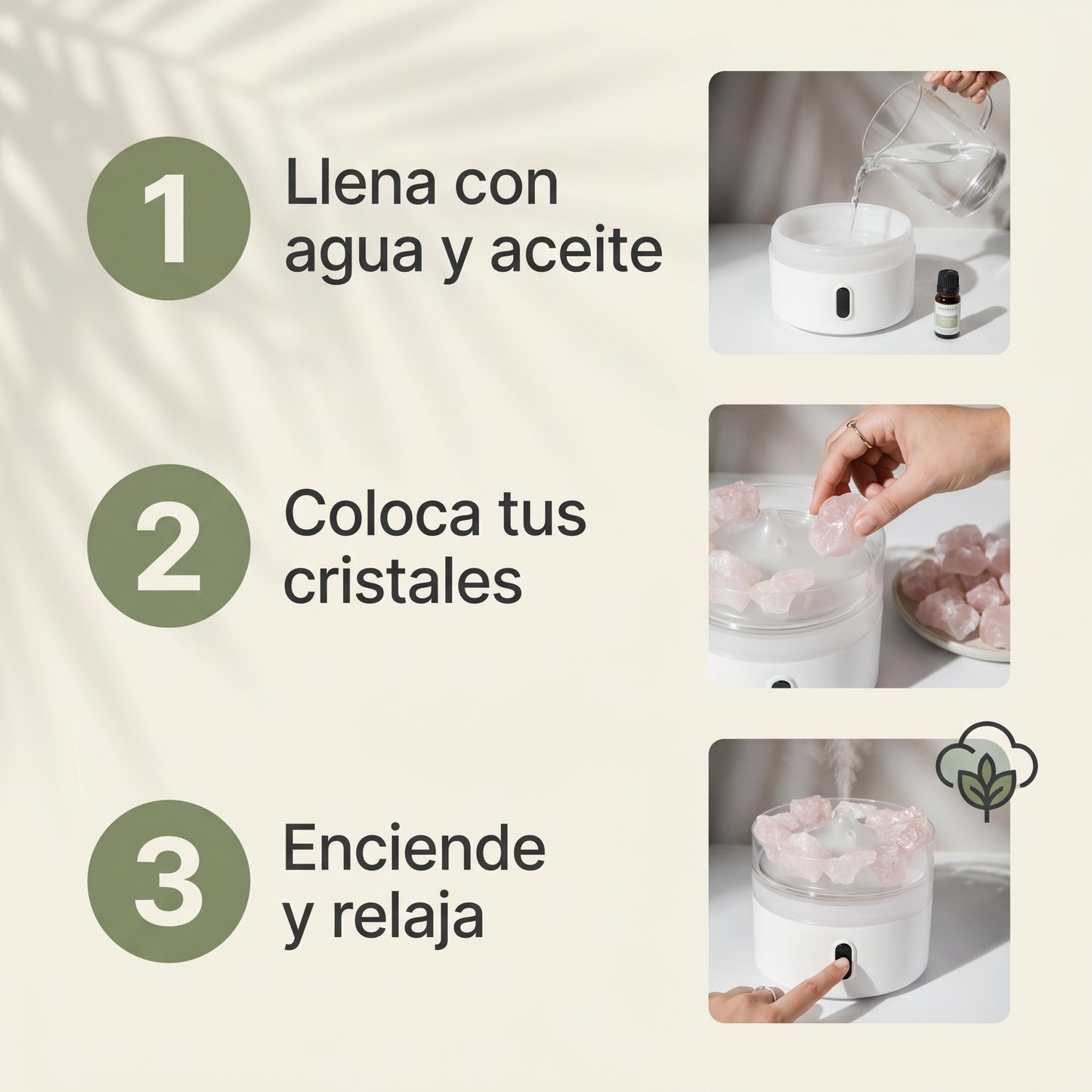 Difusor con Cuarzos Naturales