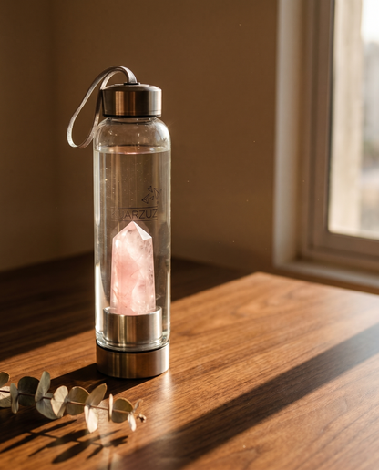 Botella Cuarzo Rosa